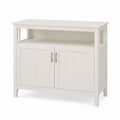 Biała szafka MDF z półką 100x35x85 cm