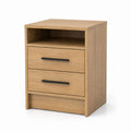 Szafka nocna z płyty MDF z 2 szufladami 45cm x 35cm x 60cm