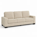 Sofa sztruksowa beżowa 220 cm