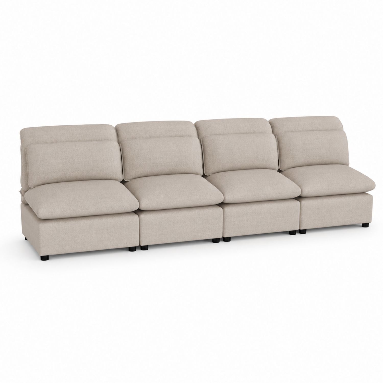 4-osobowa sofa modułowa z poliestru