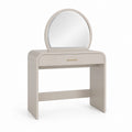 Toaletka z lustrem MDF i lustrem hartowanym Beżowy 80x120x40 cm