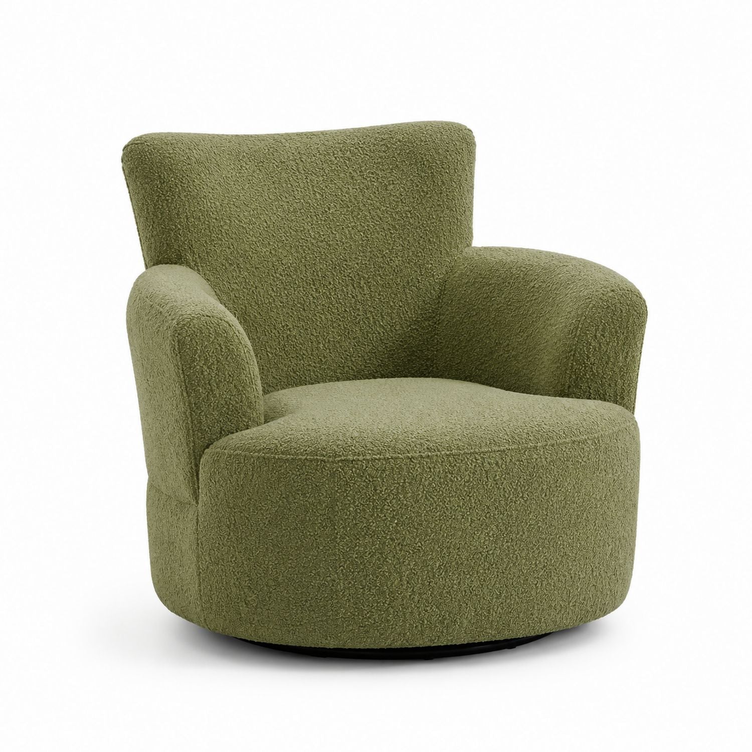Fotel Boucle Zielony