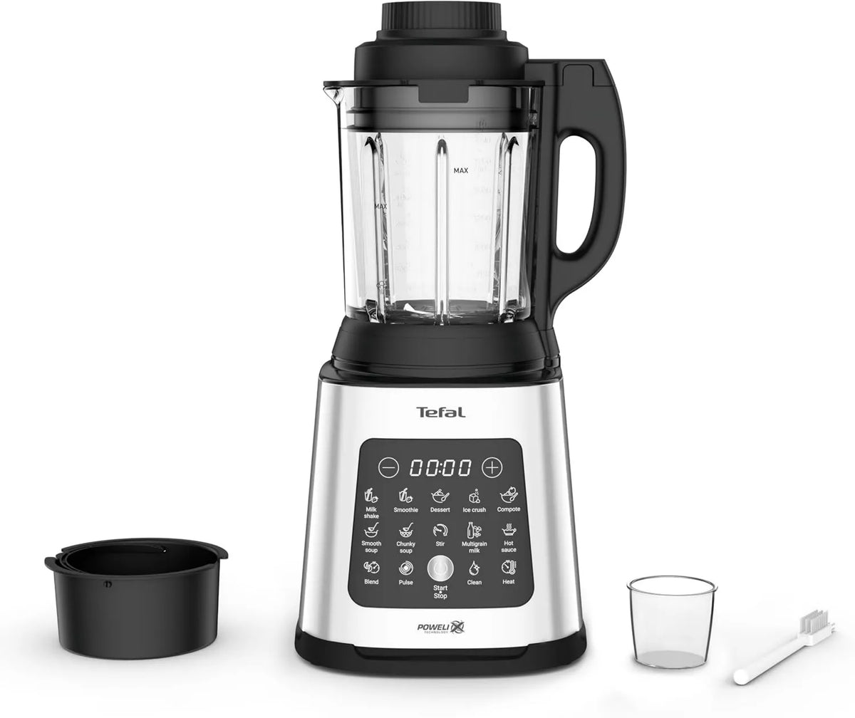 Tefal BL83S blender, 1400W, 500 g, praca automatyczna, Perfectmix Cook Blender, technologia Powerlix, 10 automatycznych programów, gotowanie na parze