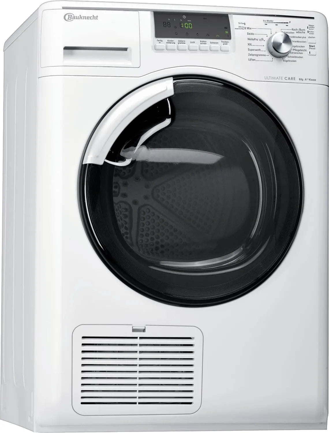 Bauknecht pralka, Baoknecht 84A suszarka, 8 kg, EcoMonitor, Baoknecht TK PRO 84A + + Pompa ciepła suszarka, Drum UltimateCare
