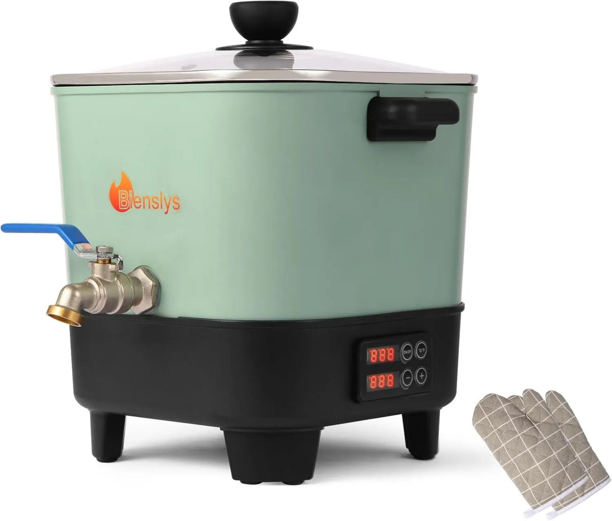 Bienslys, powłoka nienakładająca, panel temperatury cyfrowej z bec purer, 6, 5 l Roztop do desek i mydeł, V- back for One