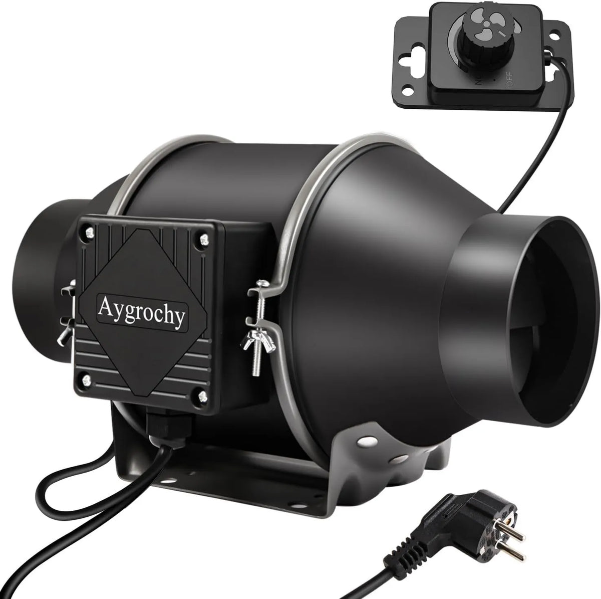 Aygrochy, Wentylator, 363 m3 / h, 100 mm Wyciągacz powietrza Regulowany 363 m3 / h