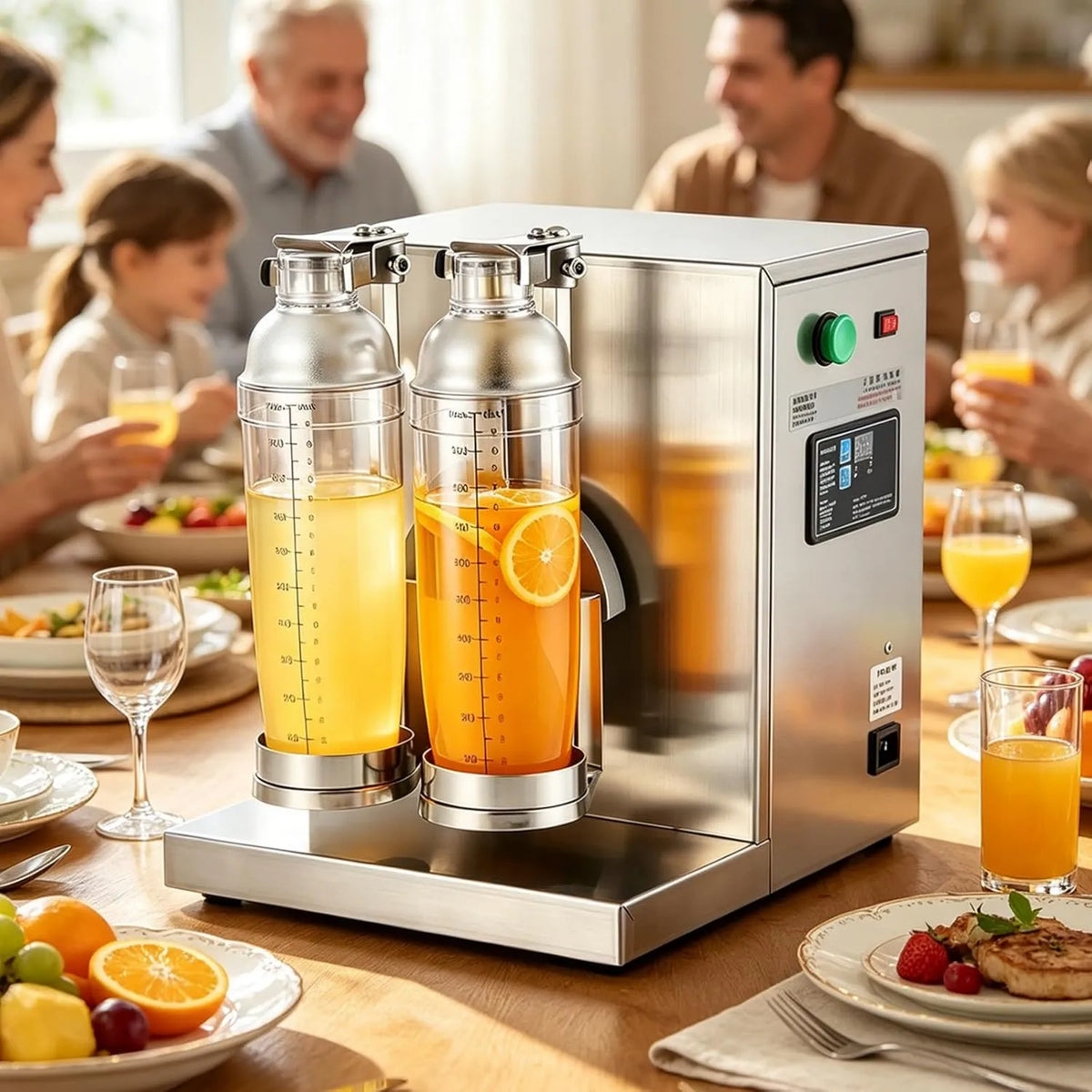 TozMvi blender kielichowy, Maszyna do mieszania, 1000 ML, licznik, profesjonalny, do mleka herbaty z regulowanym licznikiem czasu