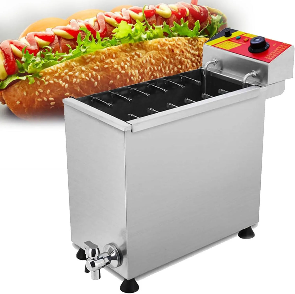 RayGenius, 25 l / 6.6gal Frire maszyna, 3000 W, 25 l, profesjonalny, restauracja, do Le Restaurant, 25 l/6.6gal